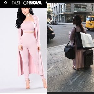 2 piece duster and legging set